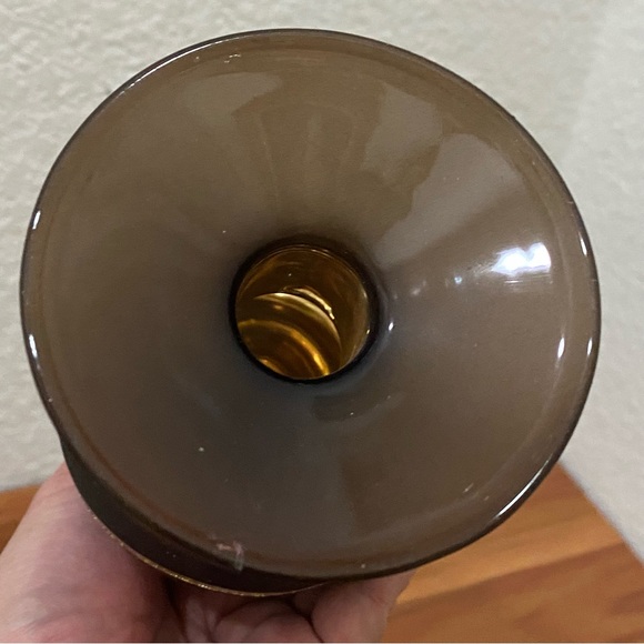 Vintage Hand Blown Mercury Glass Matte Bronze 14” Christmas Tree Topper Finial - Picture 11 of 12